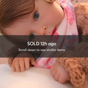 SOLD ON DIFFERENT PLATFORM Reborn Doll Lifelike 22" NWT